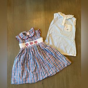 🇺🇸✨ 2T Girls Dress Bundle | Sal & Pimenta + Southern Sunshine Patriotic Dress ✨